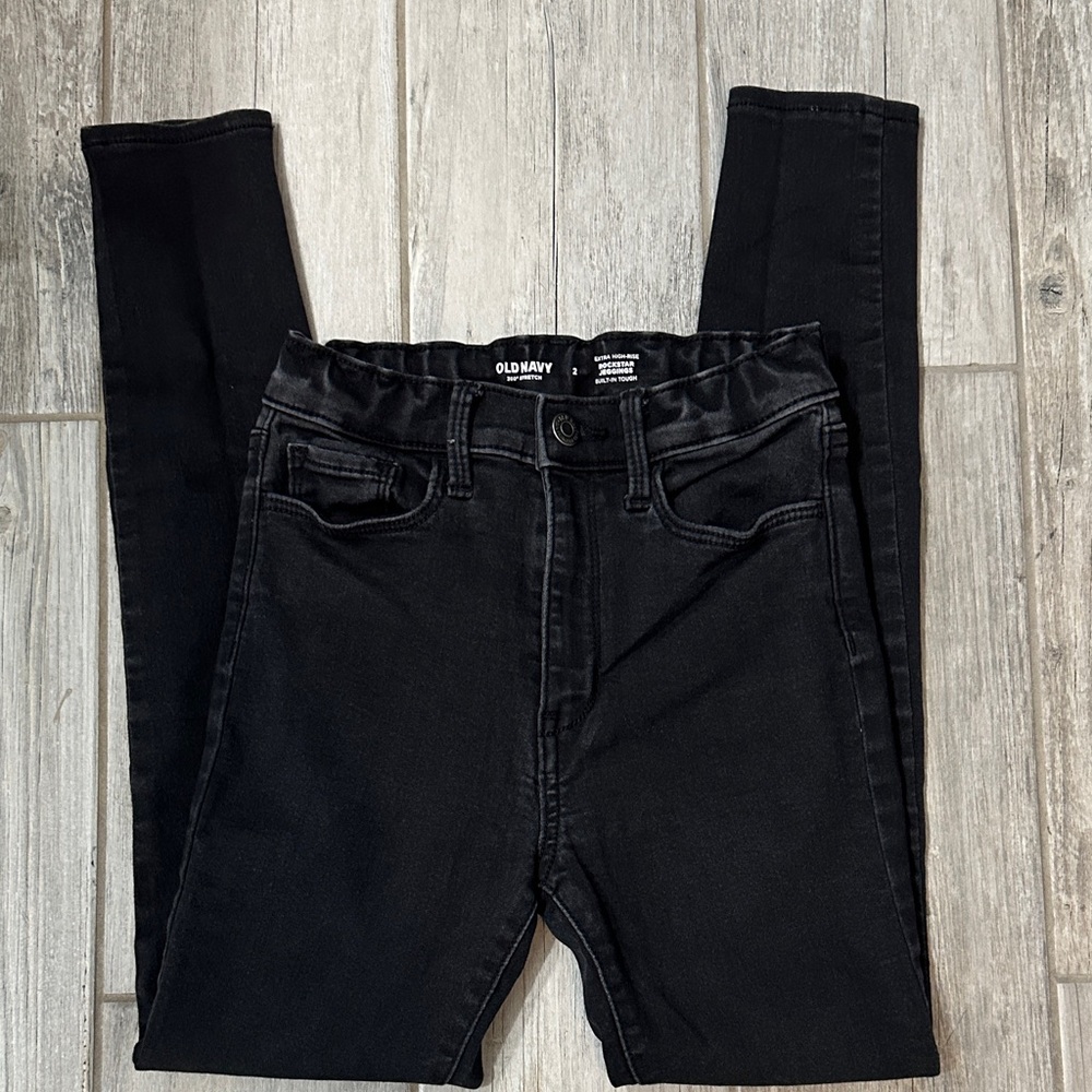 Old Navy Girls Extra High Rise Rockstar Jeggings